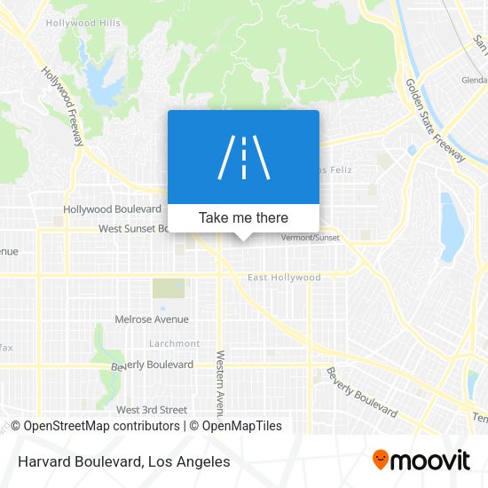 Harvard Boulevard map