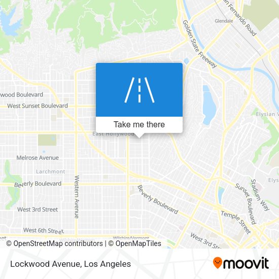 Mapa de Lockwood Avenue