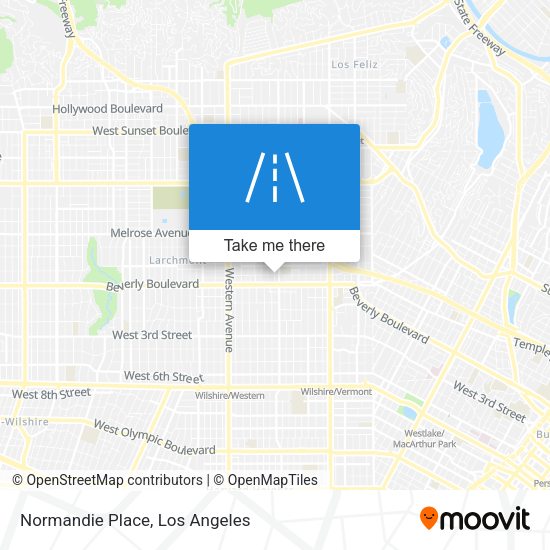 Normandie Place map