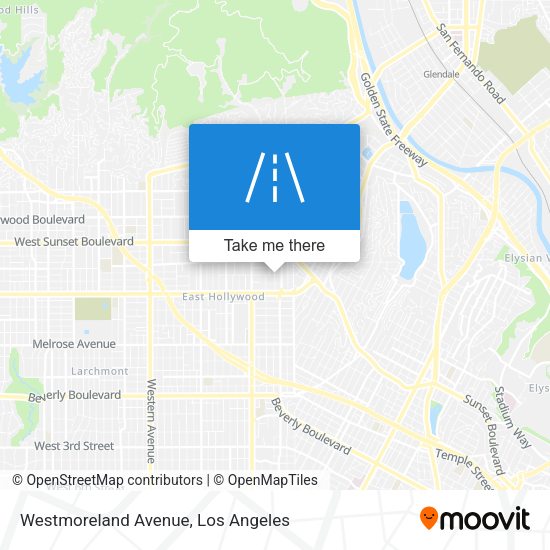 Westmoreland Avenue map