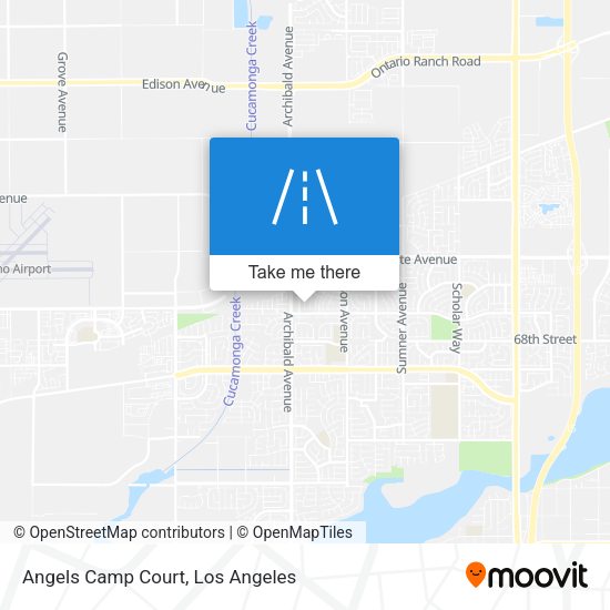 Mapa de Angels Camp Court