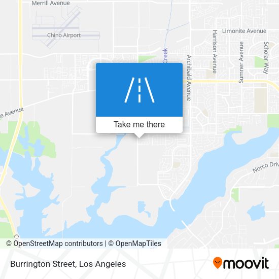 Burrington Street map