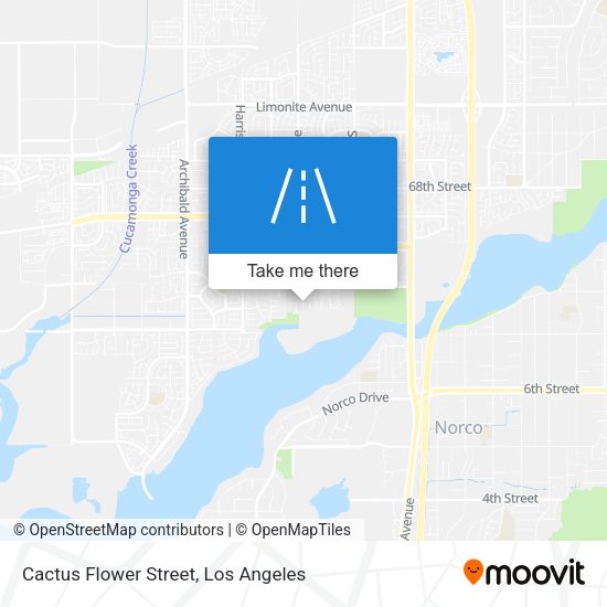 Mapa de Cactus Flower Street