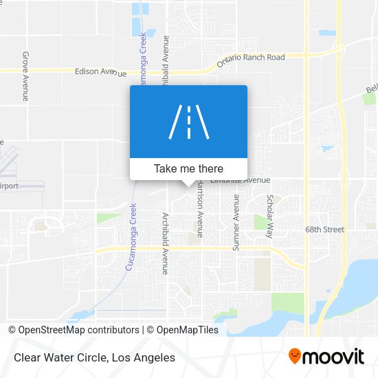 Clear Water Circle map