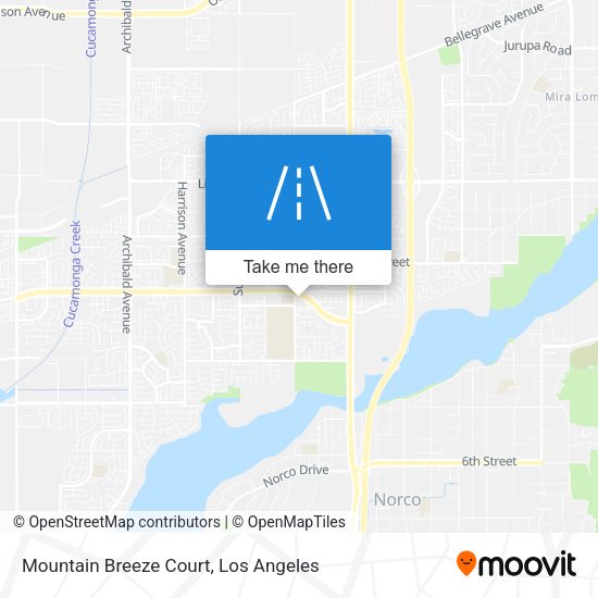 Mapa de Mountain Breeze Court