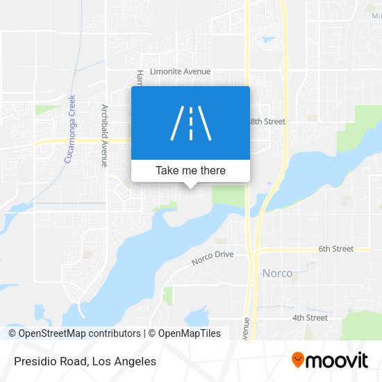 Mapa de Presidio Road