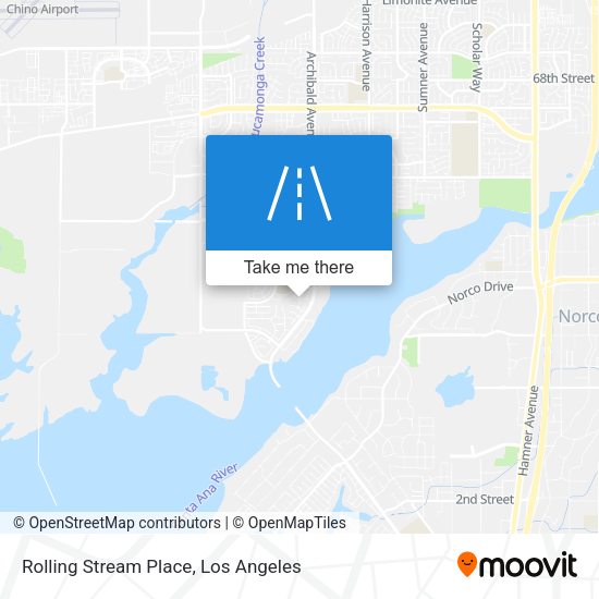 Rolling Stream Place map