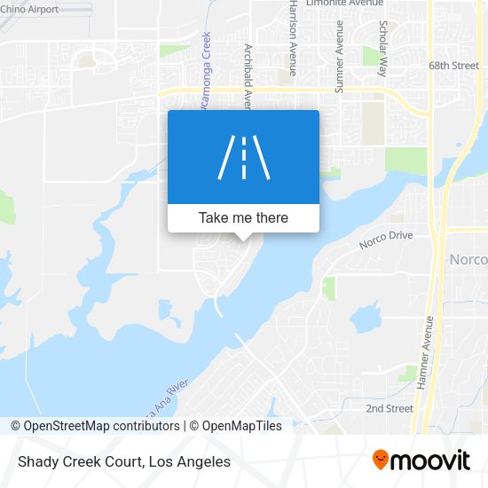 Mapa de Shady Creek Court