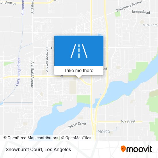 Mapa de Snowburst Court