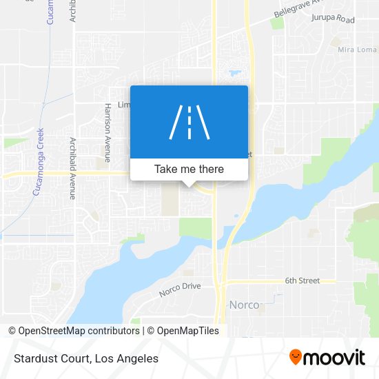Mapa de Stardust Court