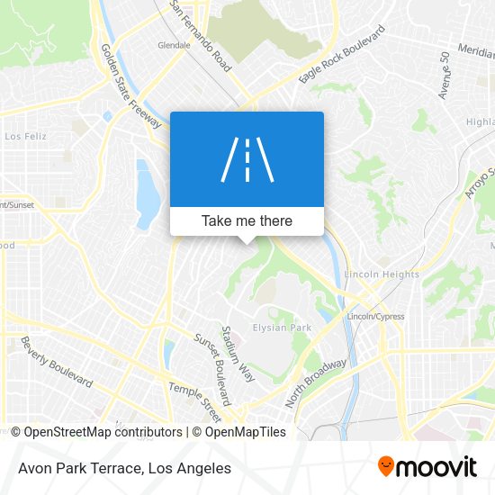 Mapa de Avon Park Terrace