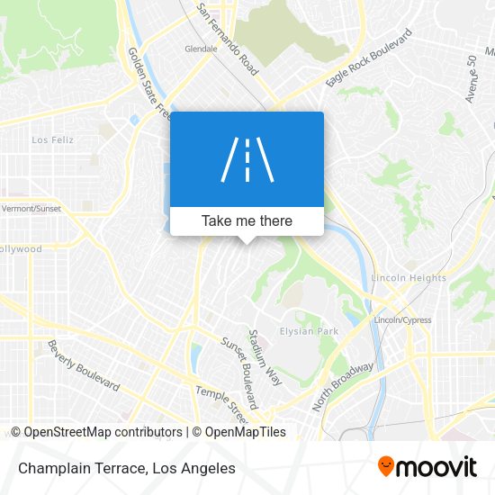 Champlain Terrace map