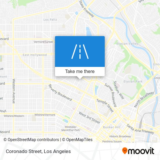 Coronado Street map