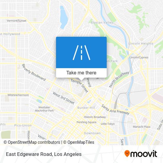 Mapa de East Edgeware Road
