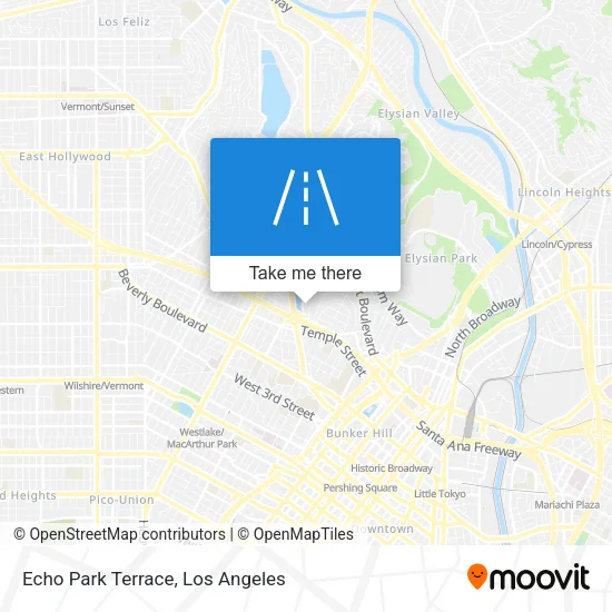 Echo Park Terrace map