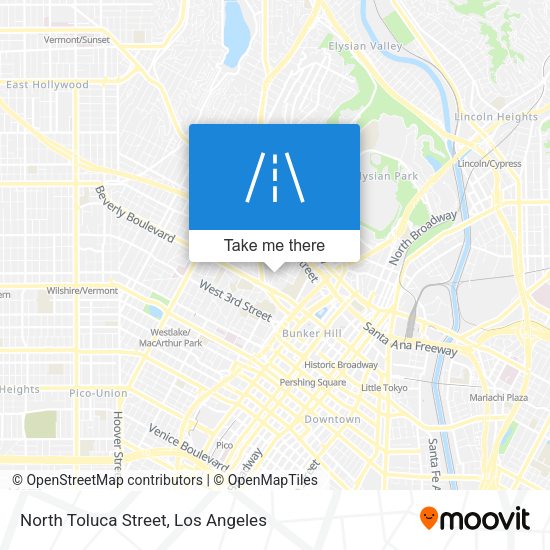 North Toluca Street map