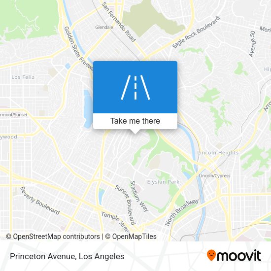 Mapa de Princeton Avenue
