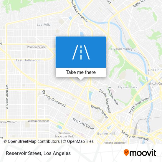 Reservoir Street map