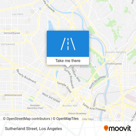 Mapa de Sutherland Street