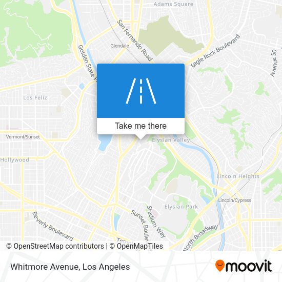 Whitmore Avenue map