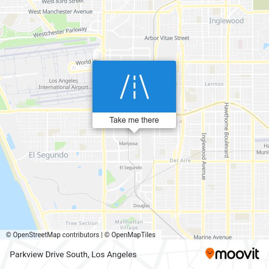 Parkview Drive South map