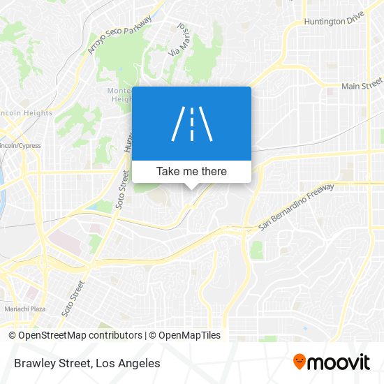 Brawley Street map