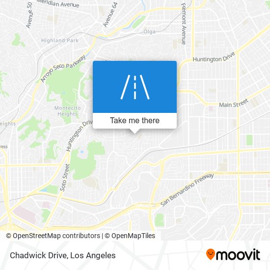 Chadwick Drive map