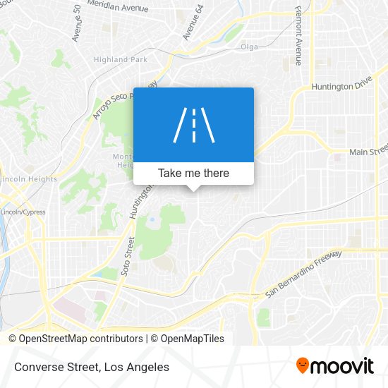 Mapa de Converse Street