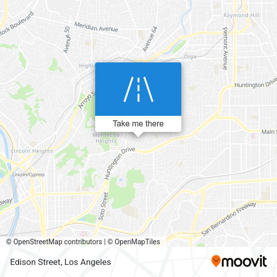 Mapa de Edison Street