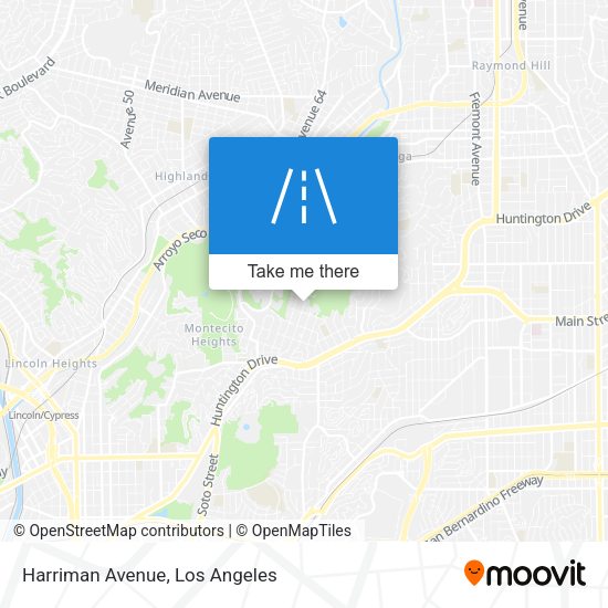 Mapa de Harriman Avenue