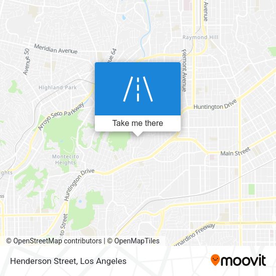 Henderson Street map