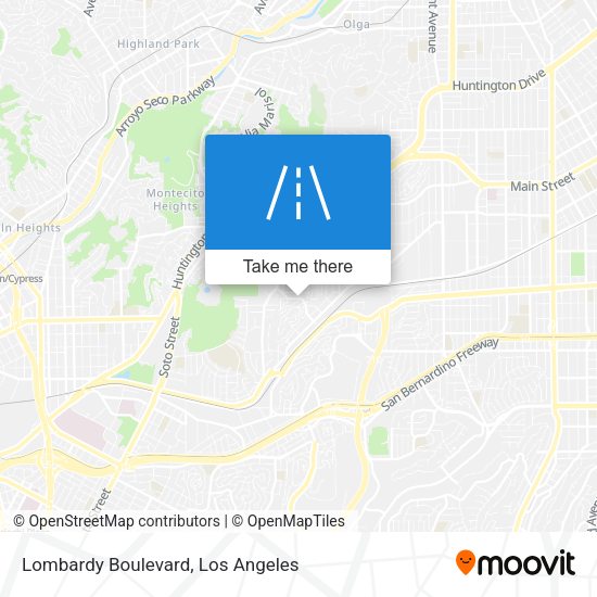 Lombardy Boulevard map