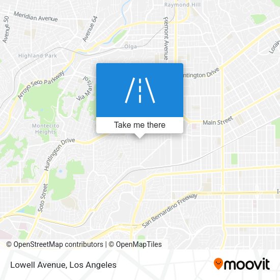 Mapa de Lowell Avenue