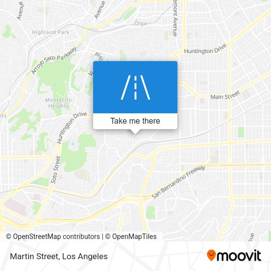 Mapa de Martin Street
