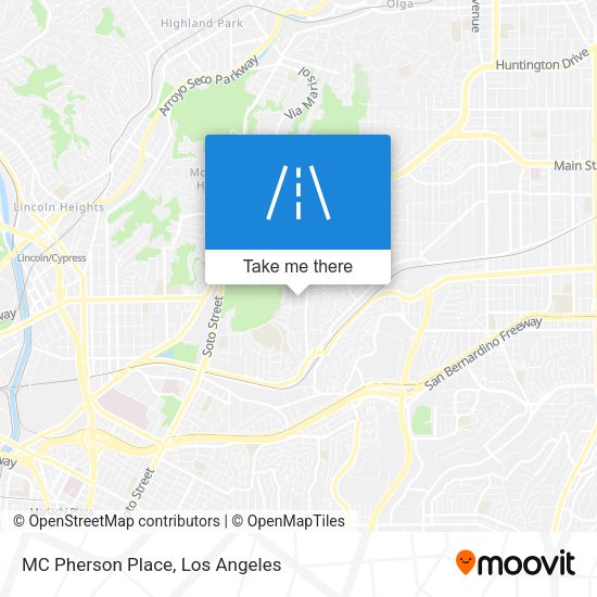 MC Pherson Place map