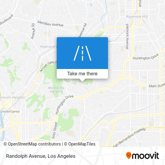 Mapa de Randolph Avenue