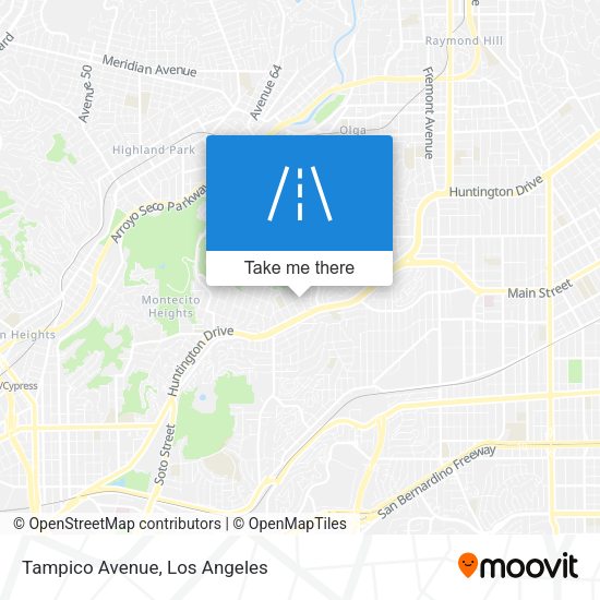 Mapa de Tampico Avenue