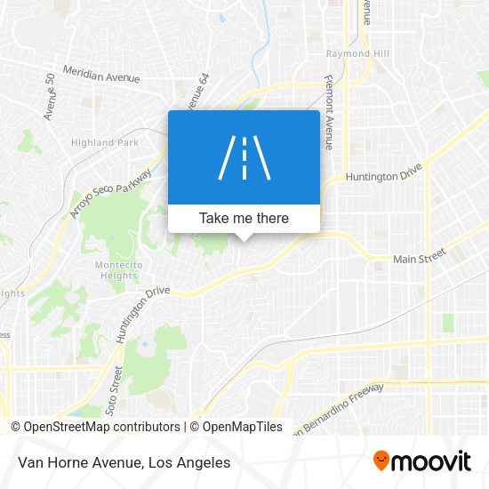 Van Horne Avenue map