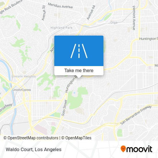 Mapa de Waldo Court