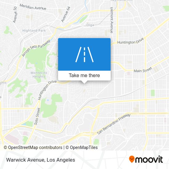 Mapa de Warwick Avenue