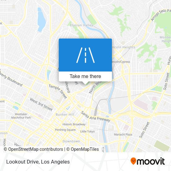 Mapa de Lookout Drive