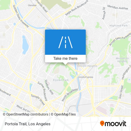 Mapa de Portola Trail