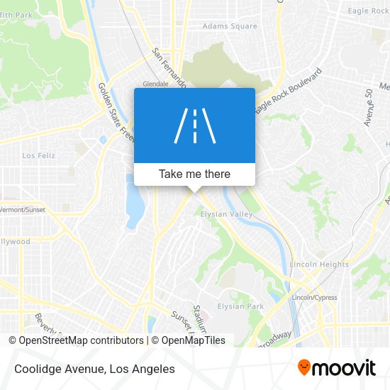 Mapa de Coolidge Avenue