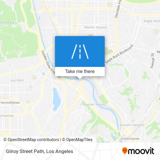 Mapa de Gilroy Street Path