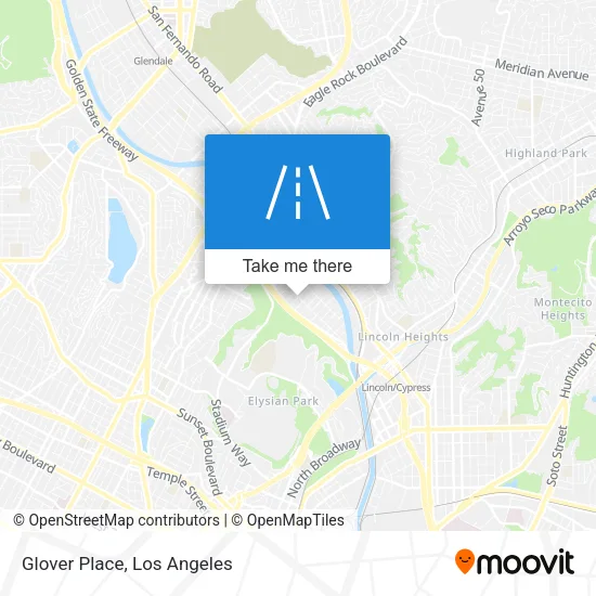 Glover Place map