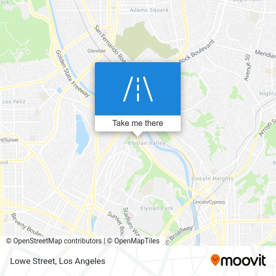 Mapa de Lowe Street