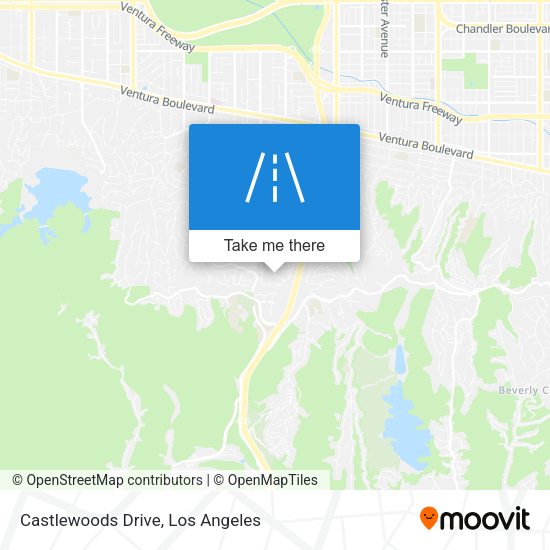 Castlewoods Drive map