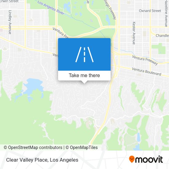 Clear Valley Place map