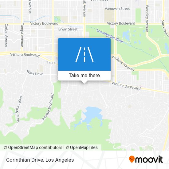 Corinthian Drive map