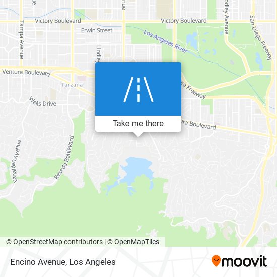 Mapa de Encino Avenue